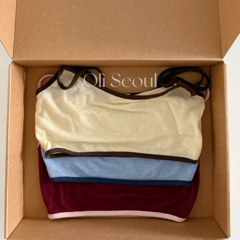OLI SEOUL韓國直郵㊣女士新品推薦職業休閑時尚25秋冬吊帶背心OLI SEOUL吊帶/背心圖色3
