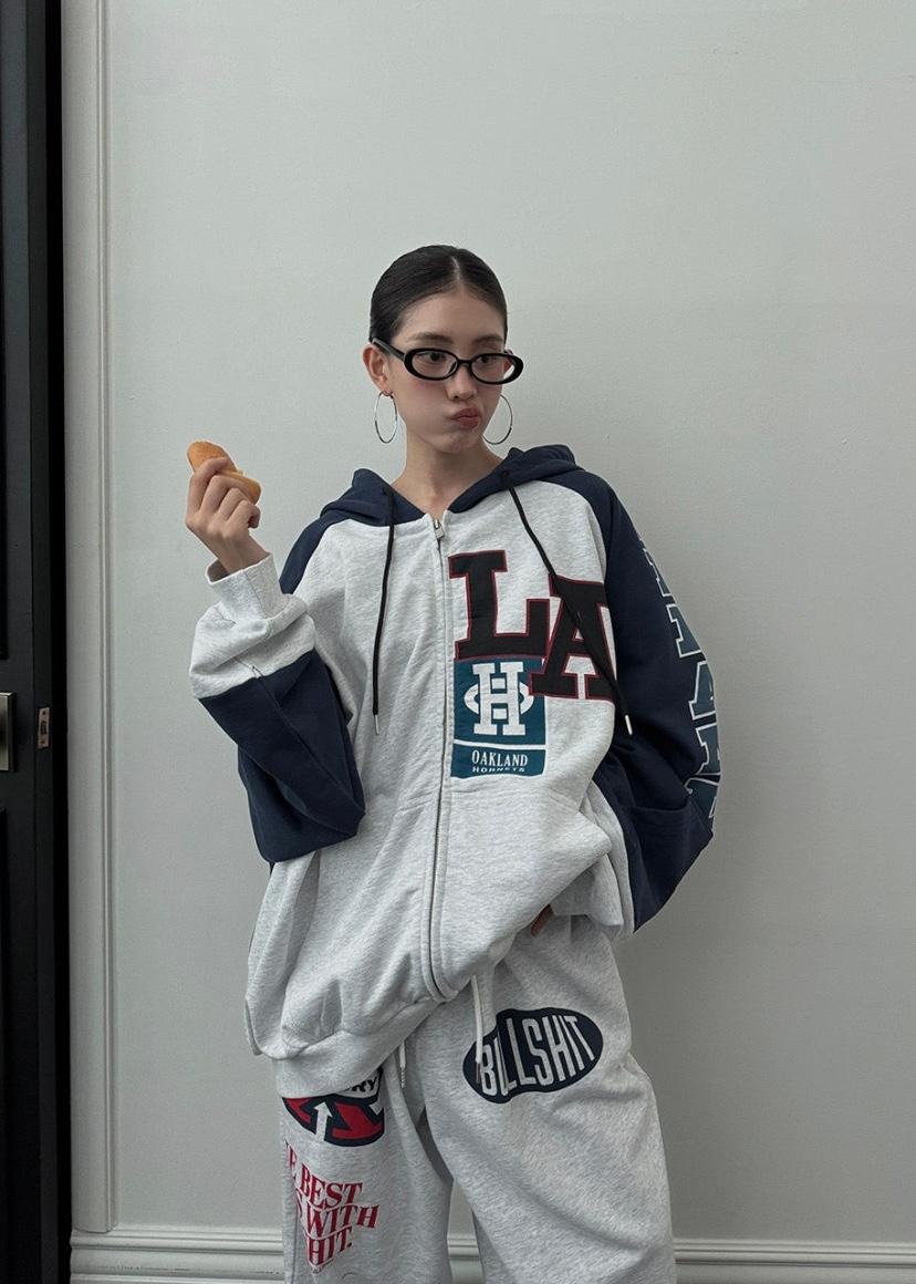 OURWAVE/OUR ROOM韓國直郵㊣女裝新品熱賣夾克連帽拉鏈衫Our Wave/Our Room夾克