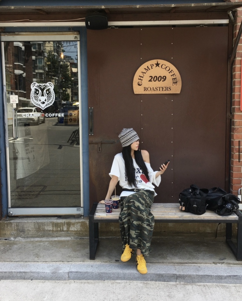 CRACKERS東大門㊣代購女裝新品推薦真品25秋冬熱賣長裙迷彩CRACKERS長裙