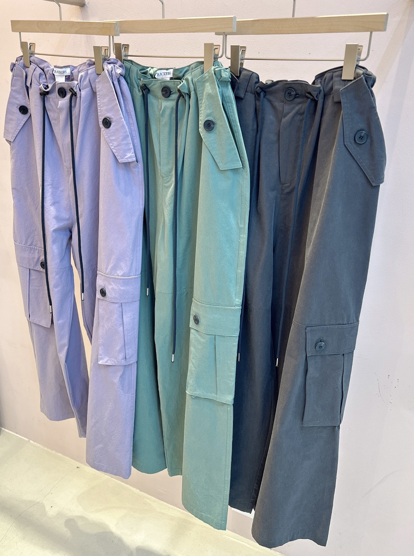 CRACKERS東大門㊣代購女裝新品休閑時尚25秋冬休閑褲工裝褲棉質CRACKERS休閑褲
