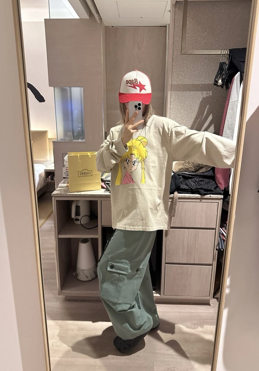 CRACKERS東大門㊣代購女裝新品休閑時尚25秋冬休閑褲工裝褲棉質CRACKERS休閑褲