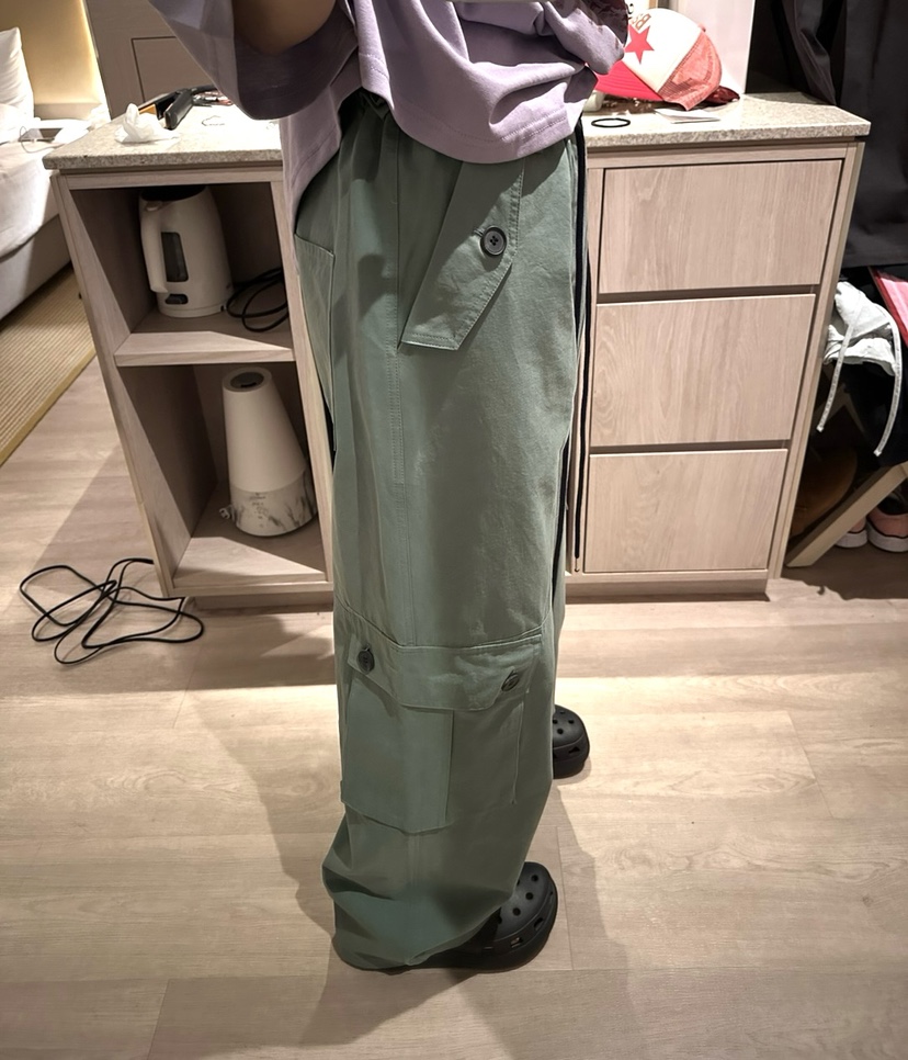 CRACKERS東大門㊣代購女裝新品休閑時尚25秋冬休閑褲工裝褲棉質CRACKERS休閑褲