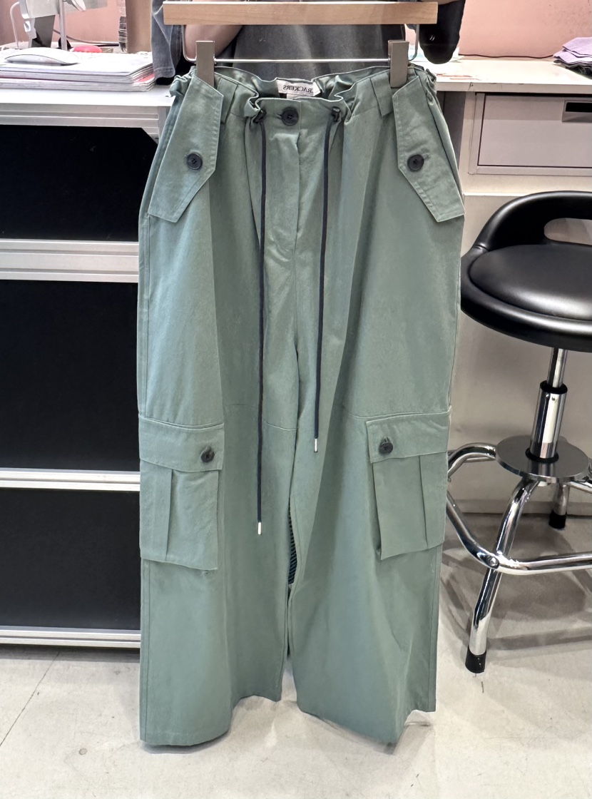 CRACKERS東大門㊣代購女裝新品休閑時尚25秋冬休閑褲工裝褲棉質CRACKERS休閑褲
