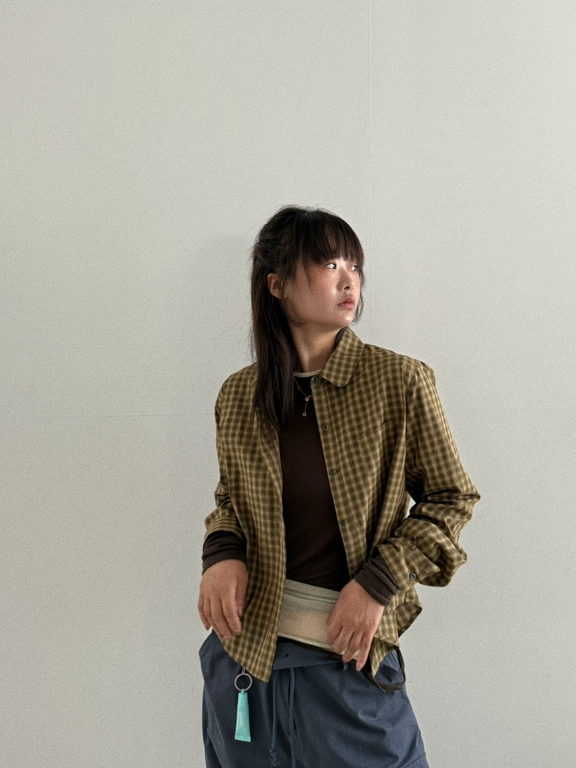 OLI SEOUL韓國直郵㊣女裝新品休閑真品推薦25秋冬襯衫蕾絲衫OLI SEOUL襯衫/蕾絲衫