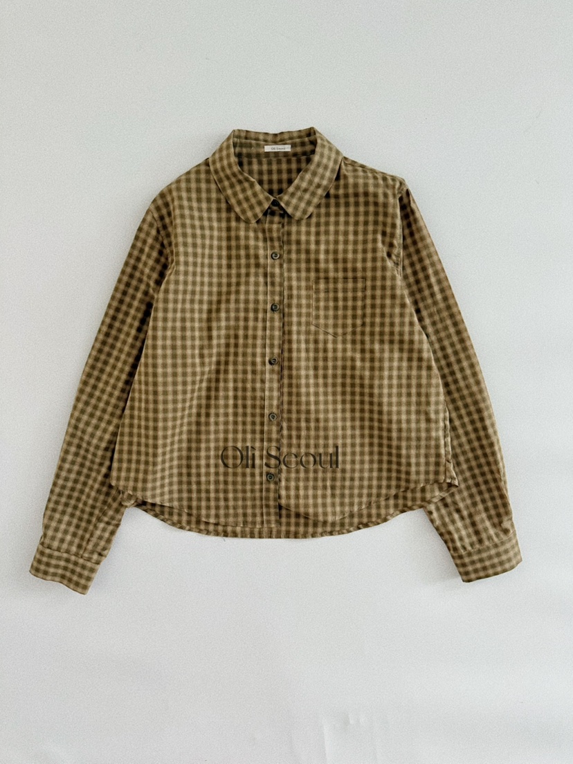 OLI SEOUL韓國直郵㊣女裝新品休閑真品推薦25秋冬襯衫蕾絲衫OLI SEOUL襯衫/蕾絲衫