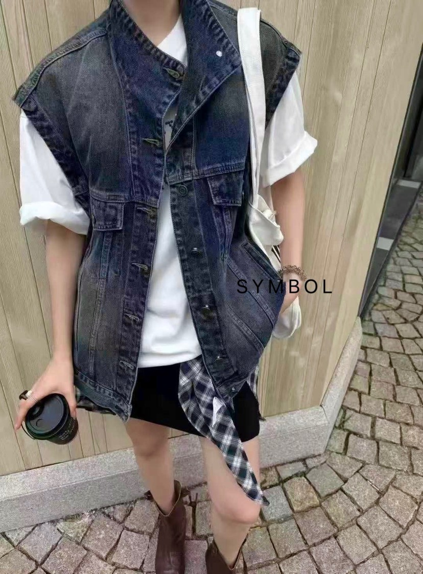 SYMBOL韓國直郵㊣女裝新品真品休閑人氣25秋冬職業推薦馬甲SYMBOL馬甲
