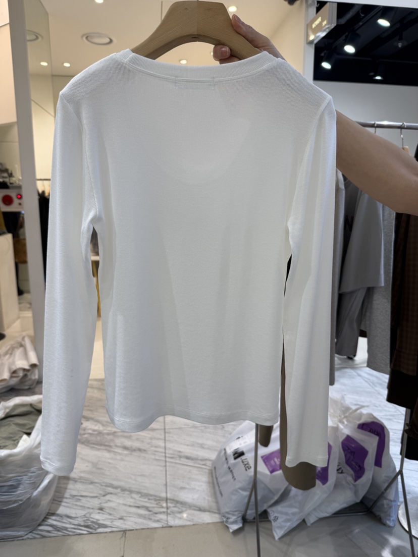 YIKHO STYLE韓國代購㊣女士新品人氣25秋冬真品時尚長袖T恤YIKHO STYLE長袖T恤