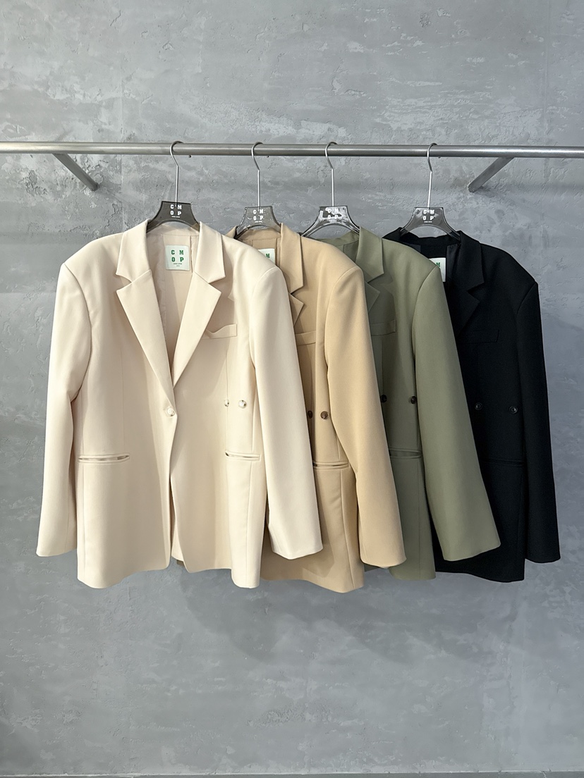 COME OPEN東大門㊣代購女士新品人氣推薦25秋冬休閑職業夾克COMP-(COME OPEN)夾克
