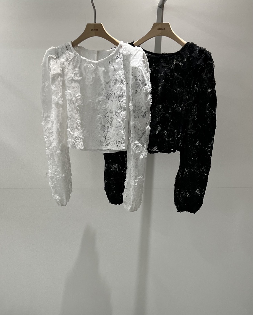 DENISE東大門㊣代購女士新品熱賣25秋冬推薦真品襯衫蕾絲衫DENISE襯衫/蕾絲衫