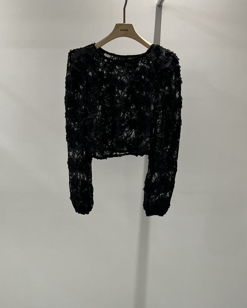 DENISE東大門㊣代購女士新品熱賣25秋冬推薦真品襯衫蕾絲衫DENISE襯衫/蕾絲衫圖色2
