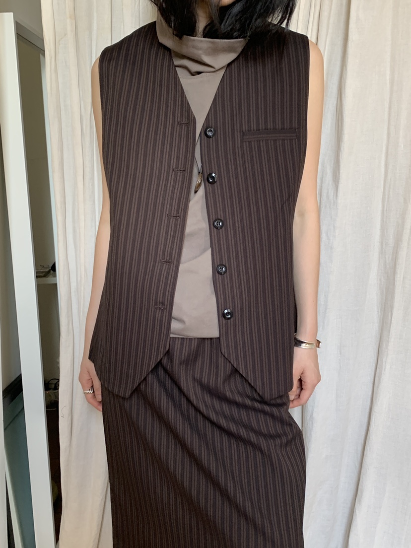 OURS東大門㊣直郵女裝新品25秋冬推薦職業熱賣人氣真品馬甲OURS馬甲