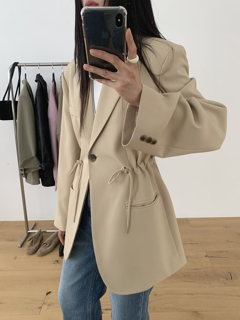COME OPEN東大門㊣實拍女裝新品人氣職業時尚真品推薦夾克COMP-(COME OPEN)夾克