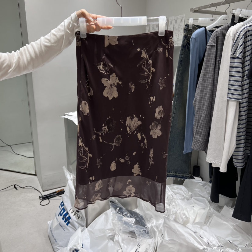 NUESE韓國代購㊣女士新品職業熱賣時尚人氣休閑半身裙中短裙NUESE半身裙/中短裙