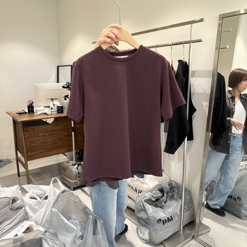 PLAMM東大門㊣直郵女士新品時尚休閑25秋冬人氣職業真品T恤PLAMMT恤圖色2