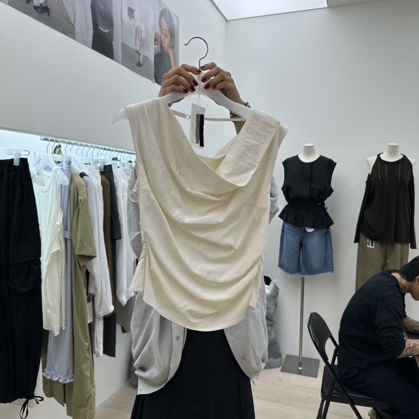 MAINT東大門㊣直郵女裝新品熱賣25秋冬職業人氣真品吊帶背心MAINT吊帶/背心圖色1