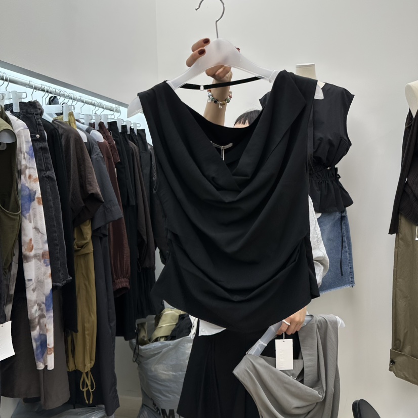 MAINT東大門㊣直郵女裝新品熱賣25秋冬職業人氣真品吊帶背心MAINT吊帶/背心圖色3