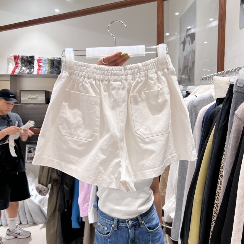 TEMPTING韓國直郵㊣女士新品休閑真品25秋冬短褲不含腰帶棉質TEMPTING短褲