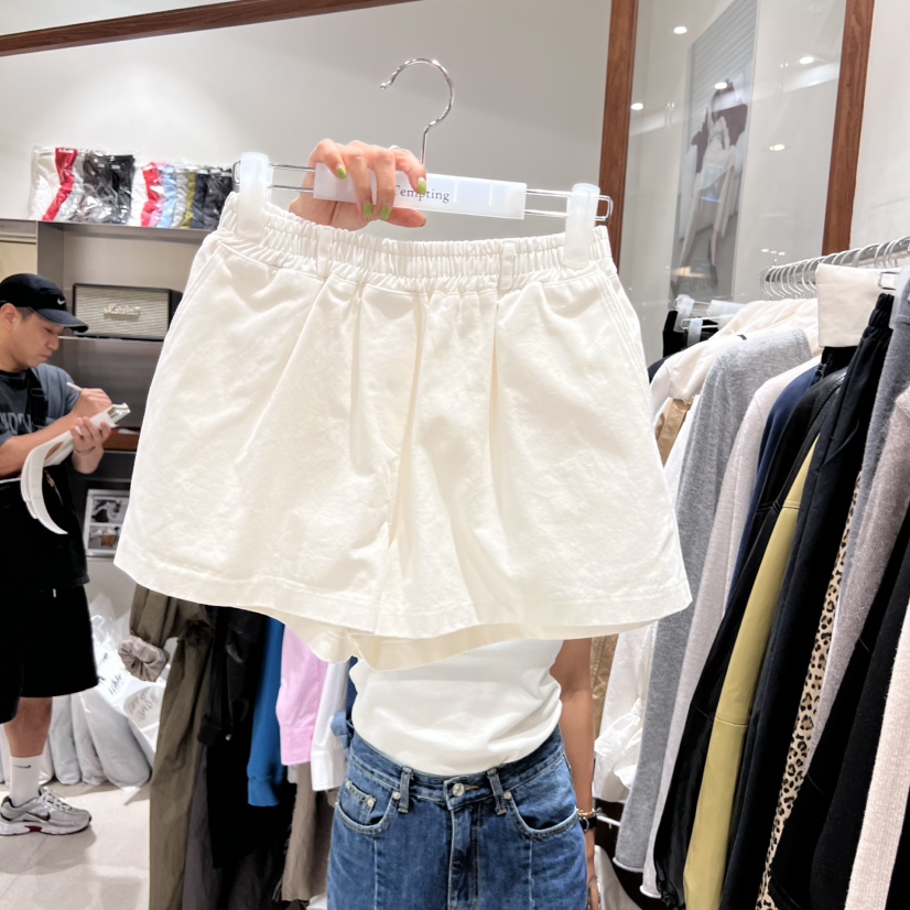 TEMPTING韓國直郵㊣女士新品休閑真品25秋冬短褲不含腰帶棉質TEMPTING短褲圖色3