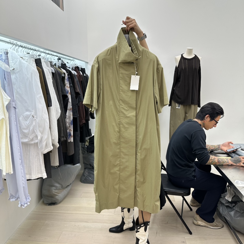 MAINT韓國直郵㊣女士新款休閑職業熱賣時尚人氣推薦長款風衣MAINT長款風衣