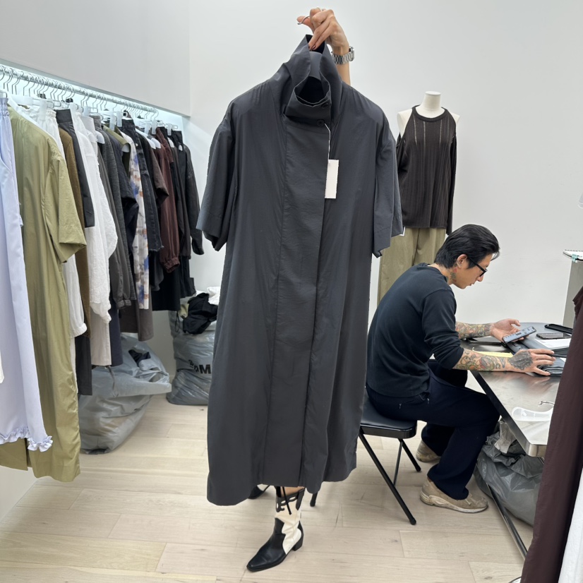 MAINT韓國直郵㊣女士新款休閑職業熱賣時尚人氣推薦長款風衣MAINT長款風衣圖色2