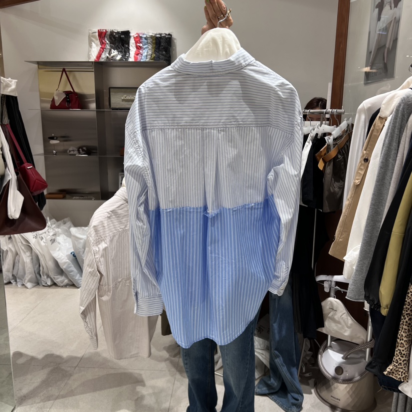 TEMPTING東大門㊣實拍女裝新款休閑25秋冬推薦真品襯衫蕾絲衫TEMPTING襯衫/蕾絲衫