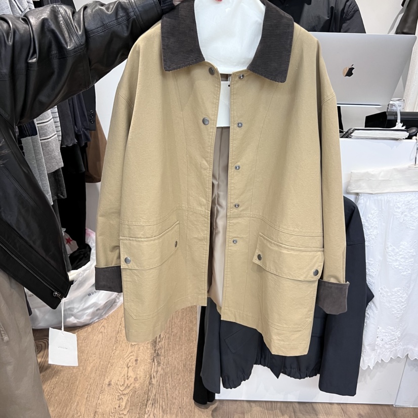 JINSIM韓國代購㊣女士新品人氣職業熱賣推薦25秋冬時尚夾克JINSIM夾克圖色2