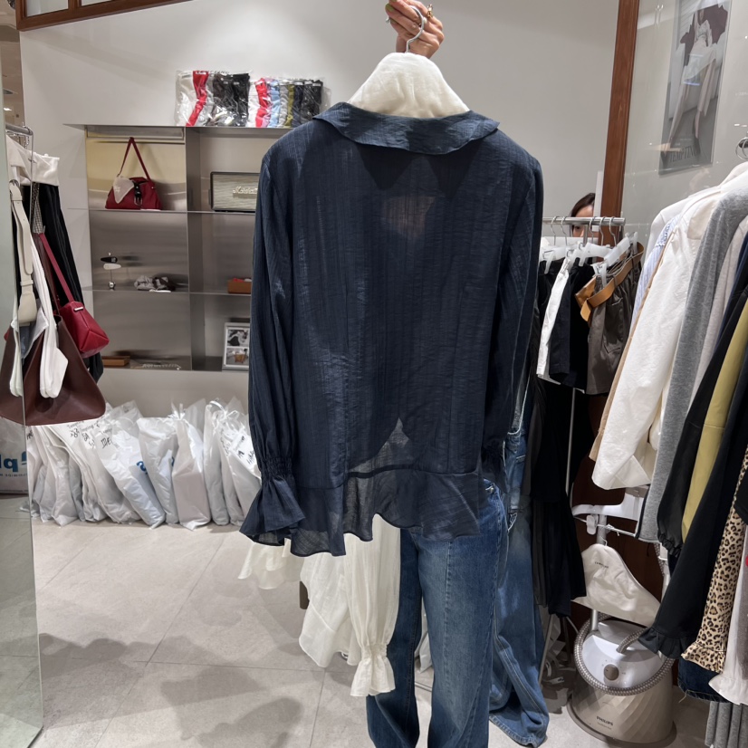 TEMPTING東大門㊣實拍女裝新品時尚真品熱賣人氣襯衫蕾絲衫TEMPTING襯衫/蕾絲衫