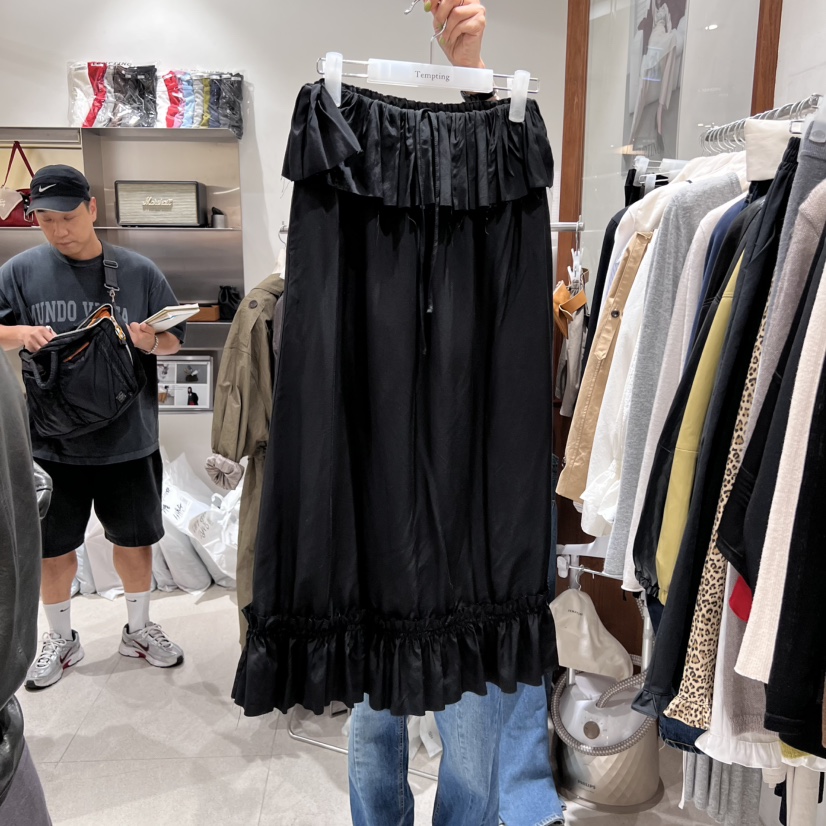 TEMPTING東大門㊣實拍女士新款休閑時尚熱賣推薦半身裙中短裙TEMPTING半身裙/中短裙圖色2
