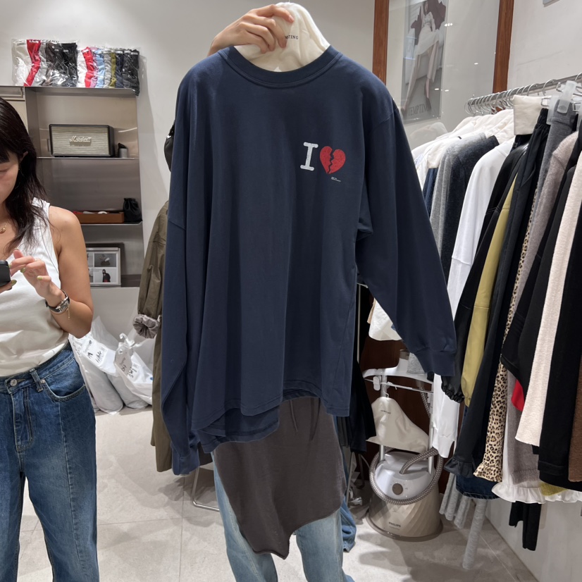 TEMPTING韓國代購㊣女裝新品職業熱賣真品人氣時尚推薦長袖T恤TEMPTING長袖T恤圖色2