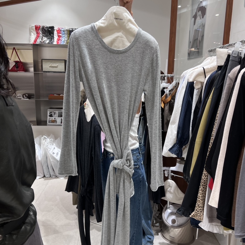 TEMPTING韓國代購㊣女裝新品真品25秋冬人氣職業推薦連衣裙TEMPTING連衣裙圖色2