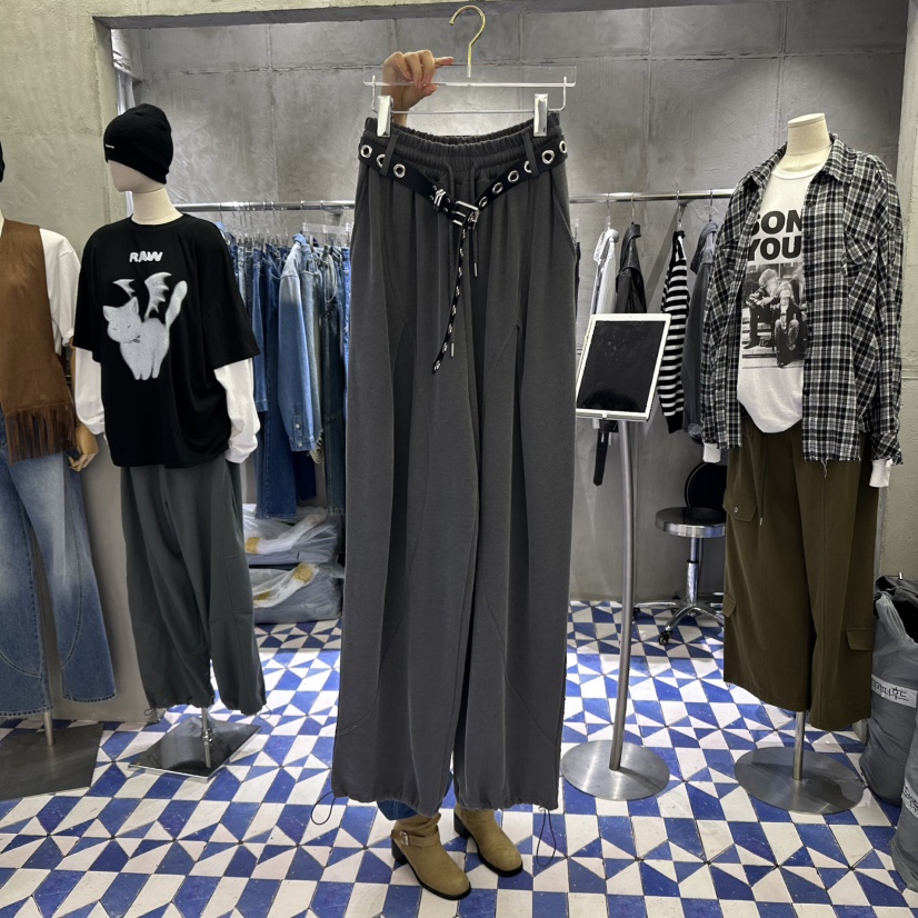 AMOUR韓國代購㊣女裝新品真品職業25秋冬人氣休閑褲不含腰帶AMOUR休閑褲