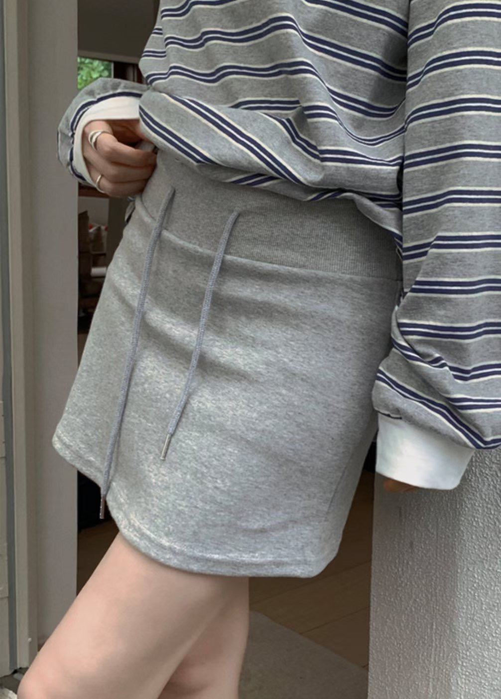 BUSTLING東大門㊣代購女裝新品真品熱賣休閑推薦25秋冬短裙BUSTLING短裙