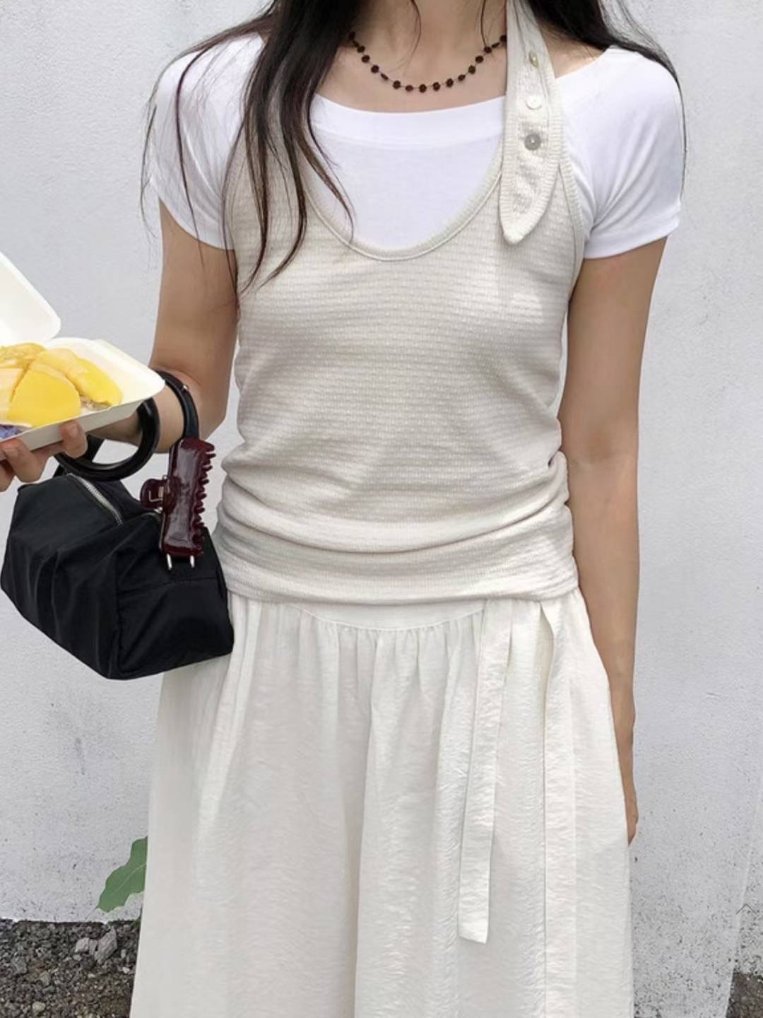 AVID韓國直郵㊣女裝新款時尚推薦人氣熱賣25秋冬職業休閑T恤AVIDT恤