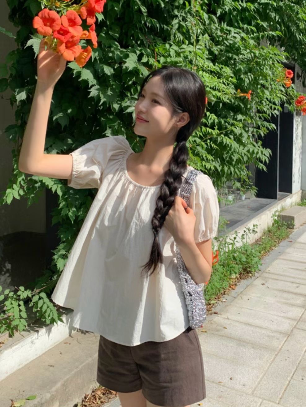 AVID東大門㊣直郵女士新款熱賣時尚25秋冬推薦休閑襯衫蕾絲衫AVID襯衫/蕾絲衫
