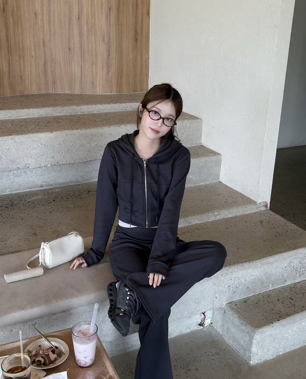 BUSTLING東大門㊣實拍女士新款熱賣真品推薦25秋冬夾克拉鏈BUSTLING夾克