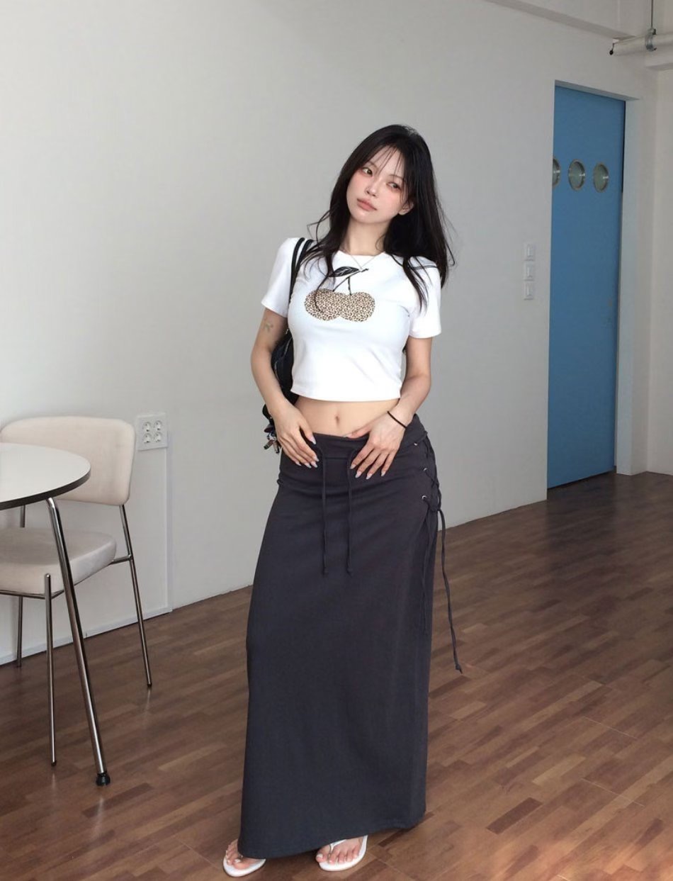 BUSTLING東大門㊣直郵女裝新品25秋冬熱賣時尚休閑推薦長裙BUSTLING長裙