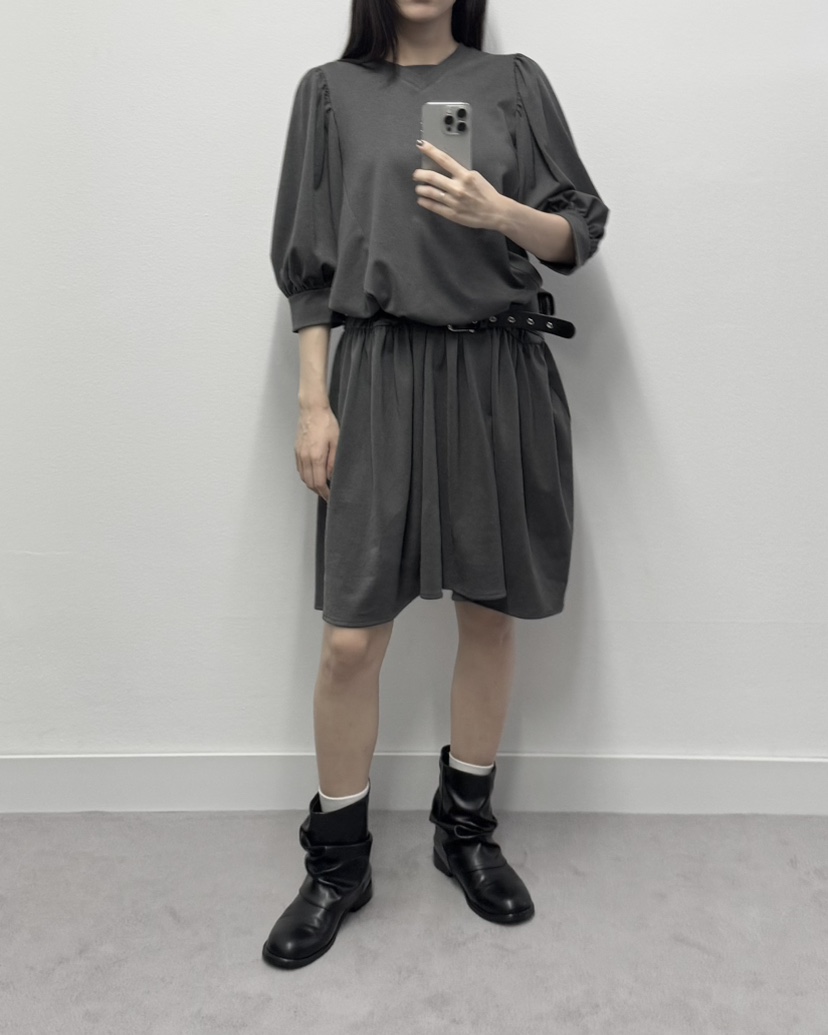 NOCTURNAL VIBE韓國代購㊣女裝新品25秋冬休閑人氣真品連衣裙NOCTURNAL VIBE連衣裙
