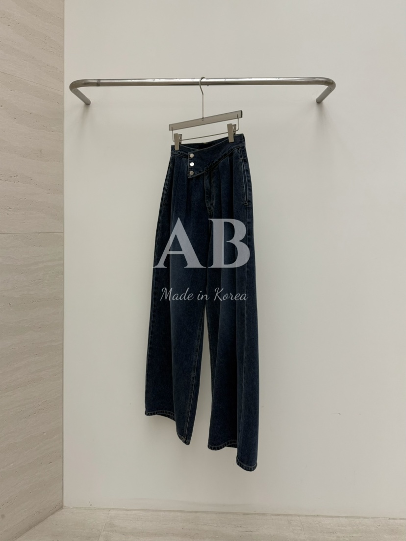 AB韓國代購㊣女士新品熱賣時尚職業真品休閑推薦牛仔褲喇叭AB牛仔褲