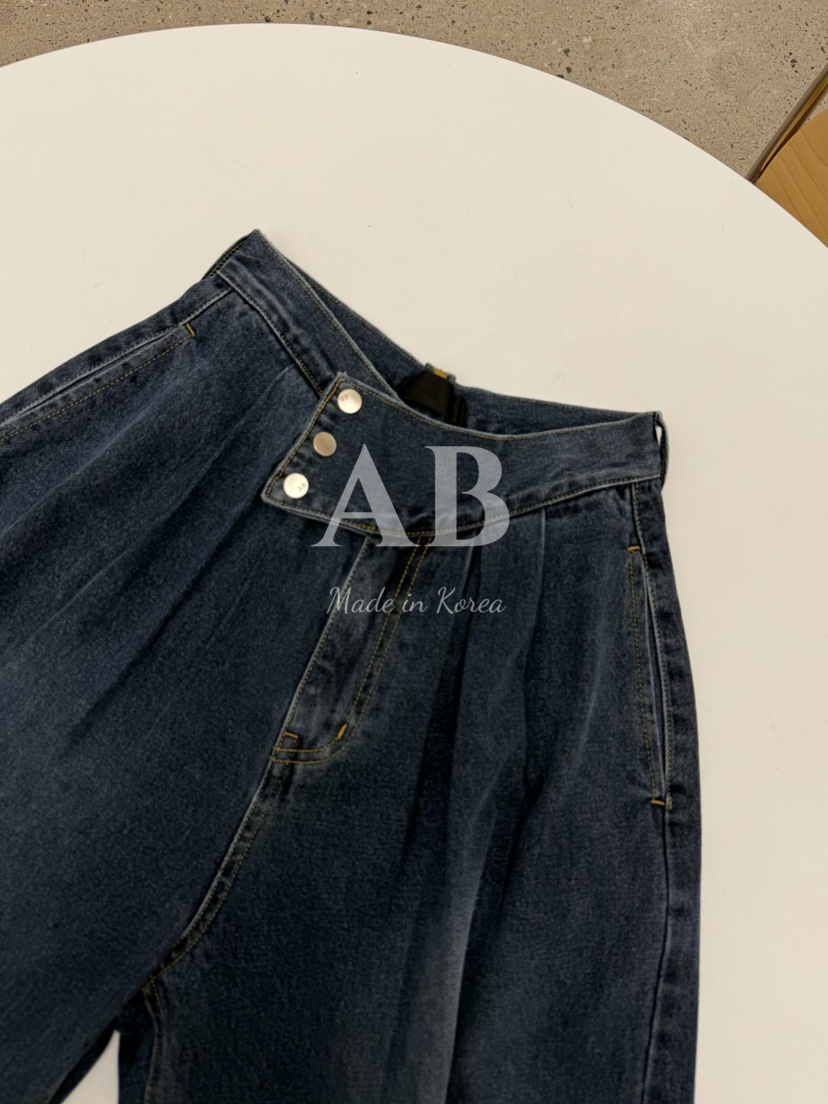 AB韓國代購㊣女士新品熱賣時尚職業真品休閑推薦牛仔褲喇叭AB牛仔褲