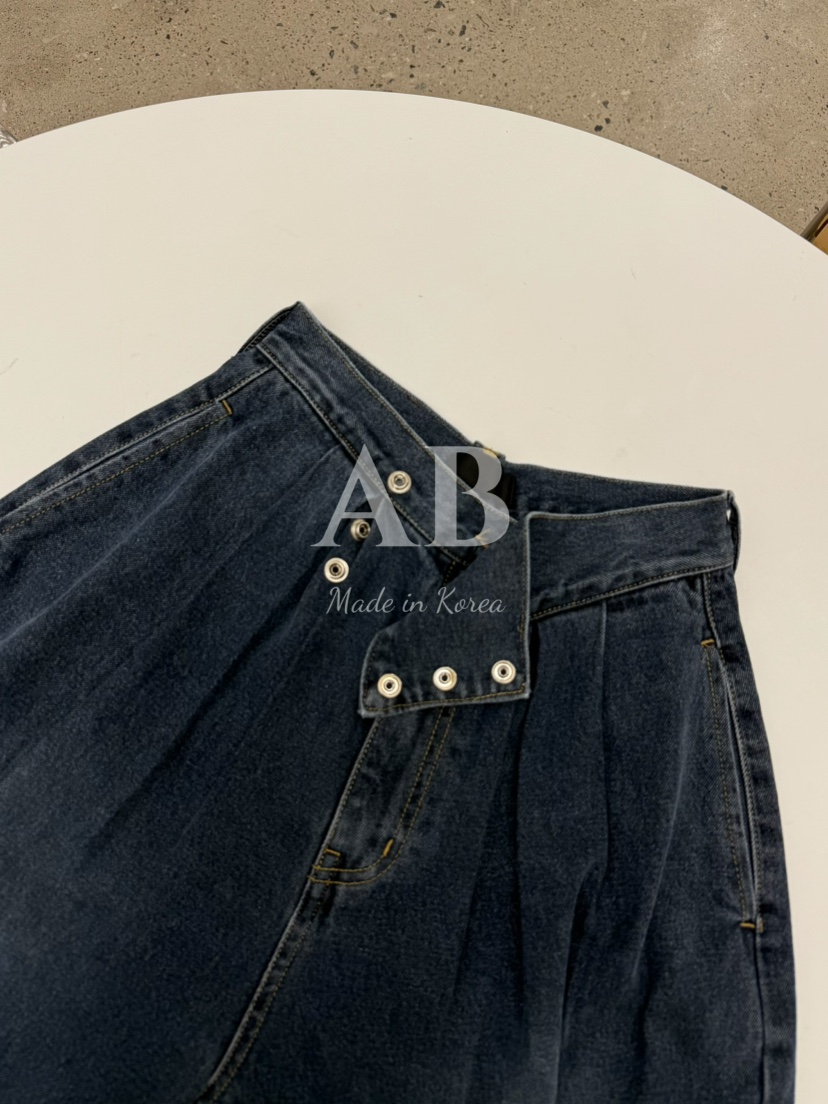 AB韓國代購㊣女士新品熱賣時尚職業真品休閑推薦牛仔褲喇叭AB牛仔褲