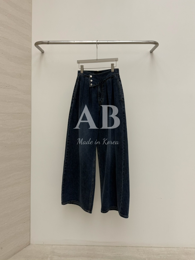 AB韓國代購㊣女士新品熱賣時尚職業真品休閑推薦牛仔褲喇叭AB牛仔褲