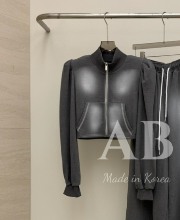 AB韓國直郵㊣女士新款推薦休閑真品熱賣25秋冬時尚夾克拉鏈AB夾克圖色3