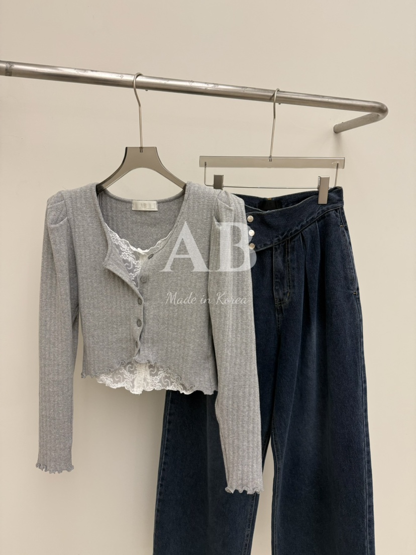 AB韓國直郵㊣女裝新品25秋冬熱賣時尚休閑人氣真品職業針織衫AB針織衫