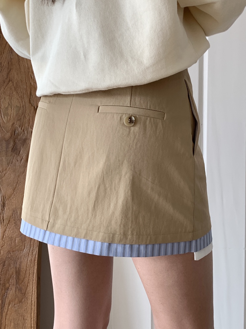 RE:OPENING韓國直郵㊣女裝新品25秋冬休閑職業時尚推薦短裙RE:OPENING短裙