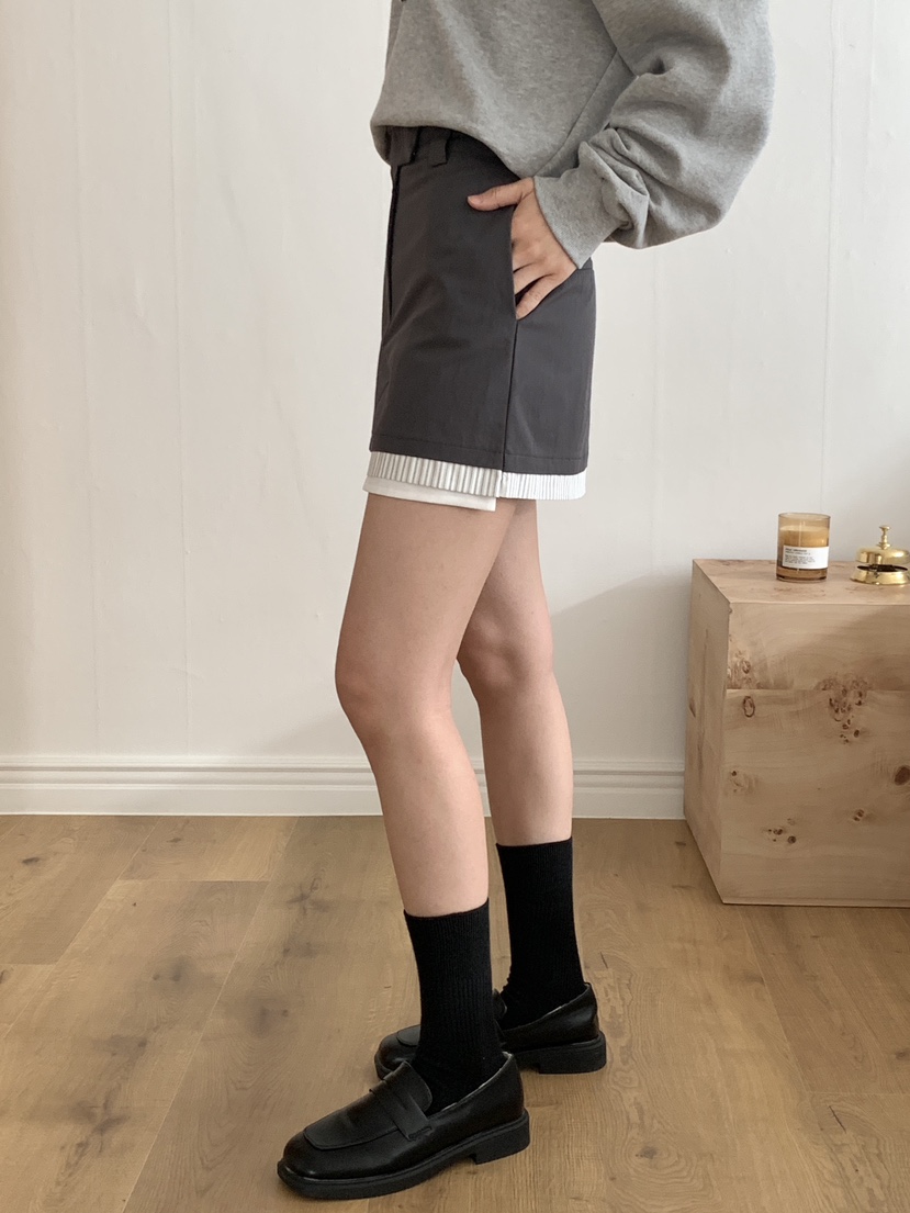 RE:OPENING韓國直郵㊣女裝新品25秋冬休閑職業時尚推薦短裙RE:OPENING短裙