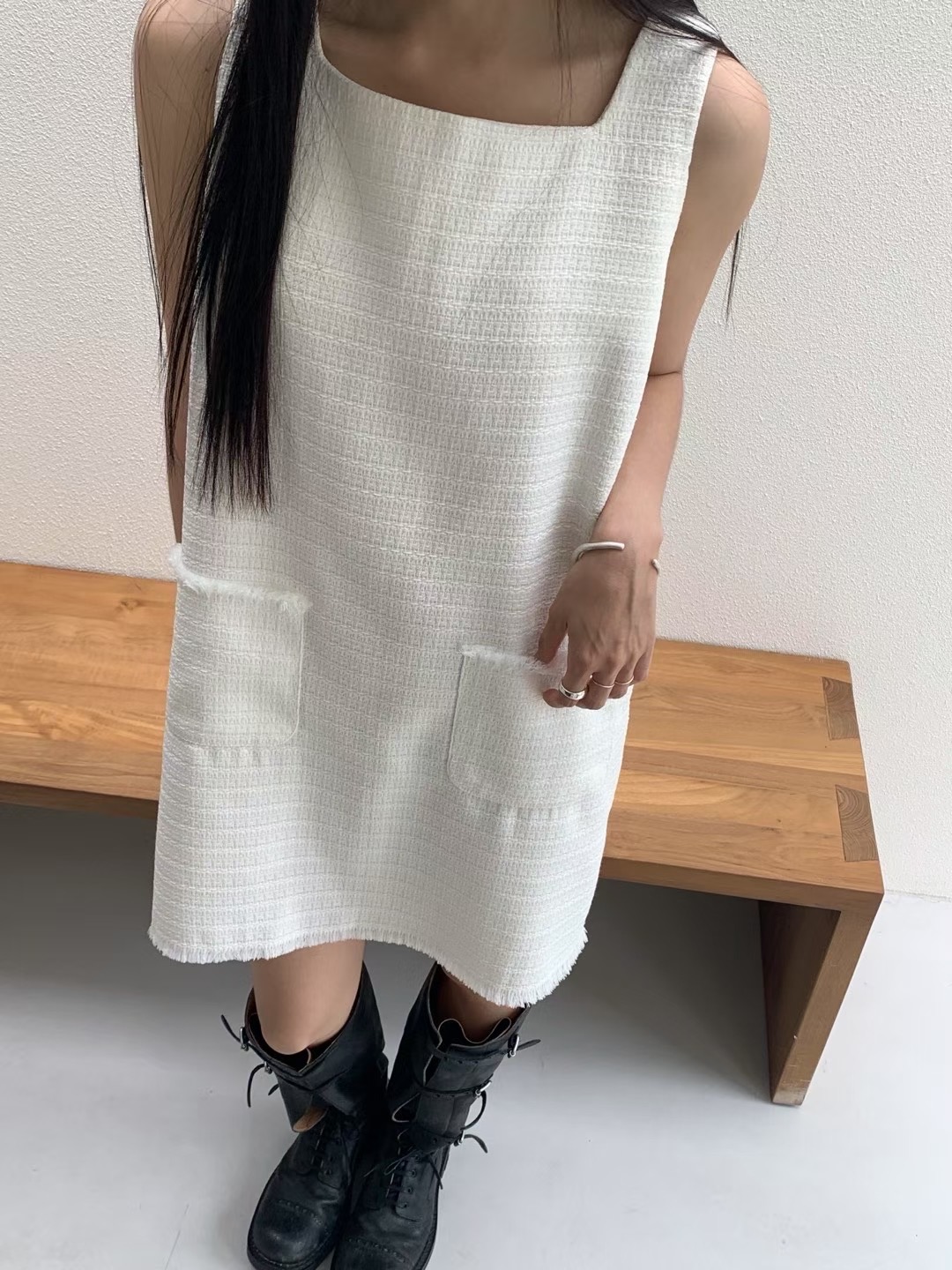 HANDER東大門㊣代購女士新款休閑職業人氣熱賣真品推薦連衣裙HANDER連衣裙圖色1
