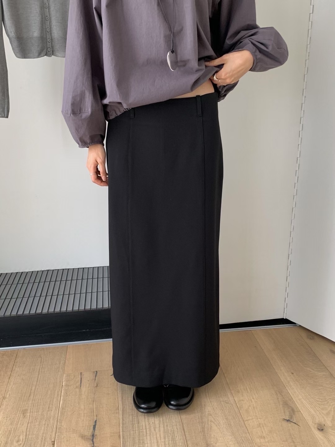 HANDER韓國代購㊣女裝新款真品25秋冬休閑熱賣推薦人氣長裙HANDER長裙圖色3