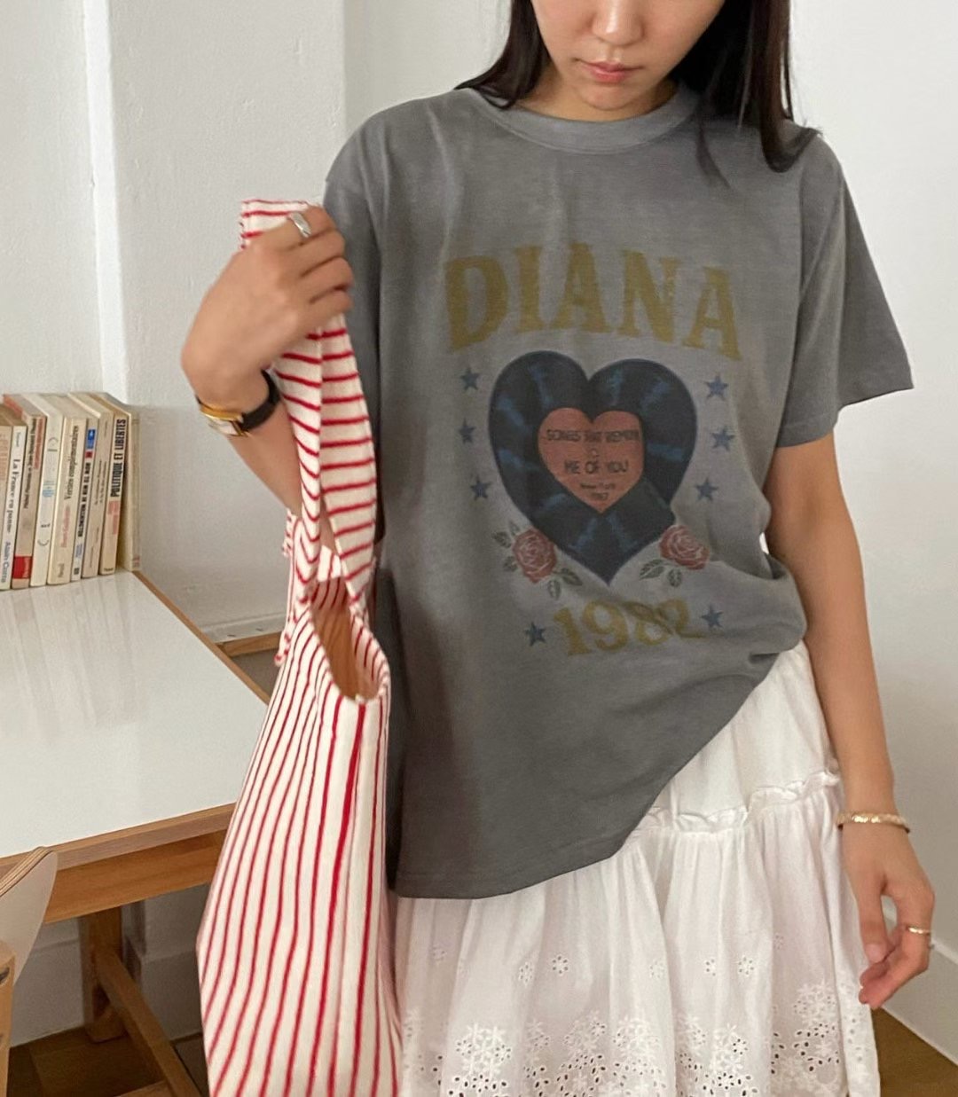 ANN DIANA-앤다이아나-T東大門㊣代購女士新款真品熱賣T恤ANN DIANAT恤圖色3