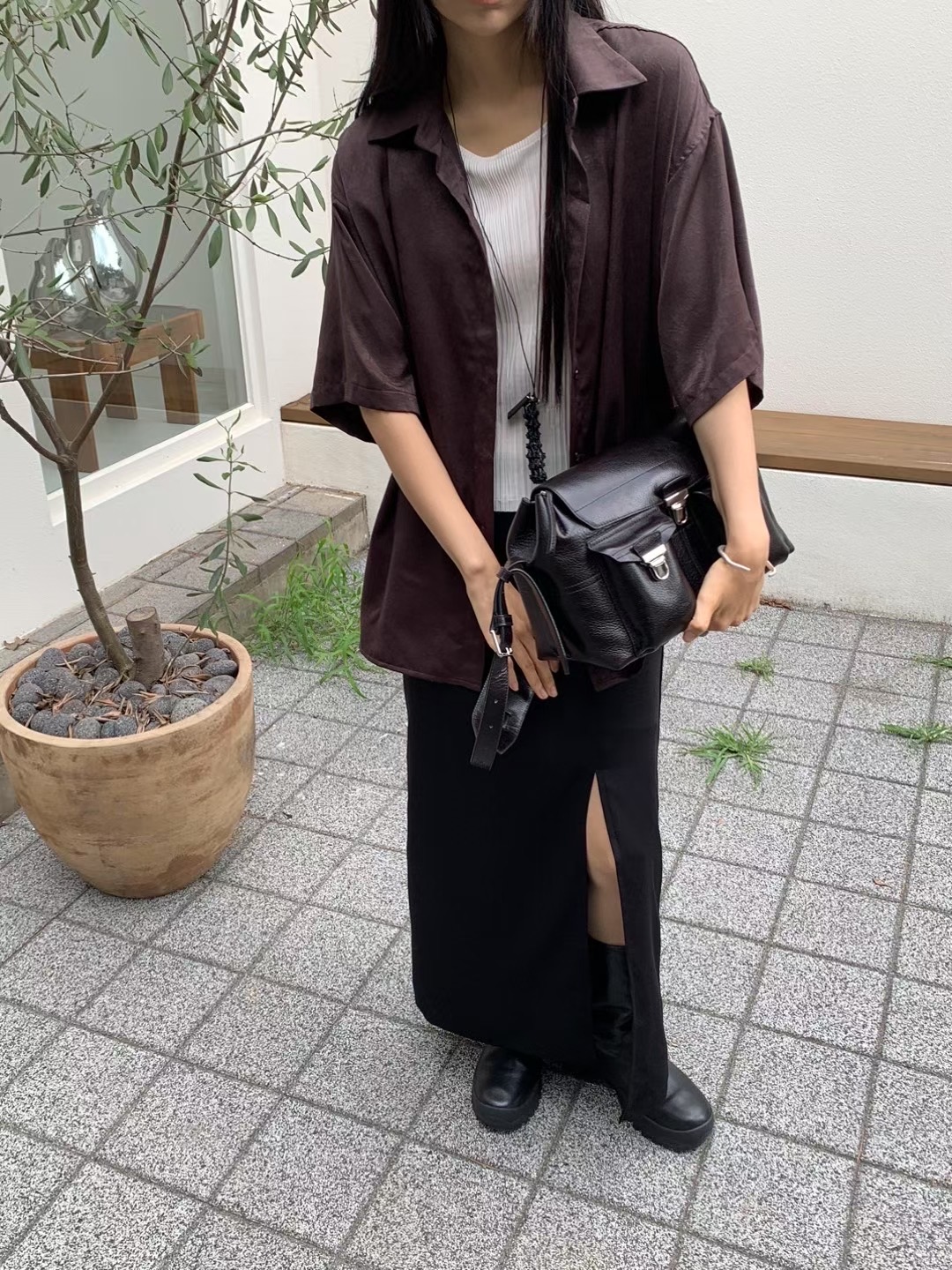 HANDER東大門㊣實拍女裝新品人氣職業推薦真品時尚休閑長裙HANDER長裙