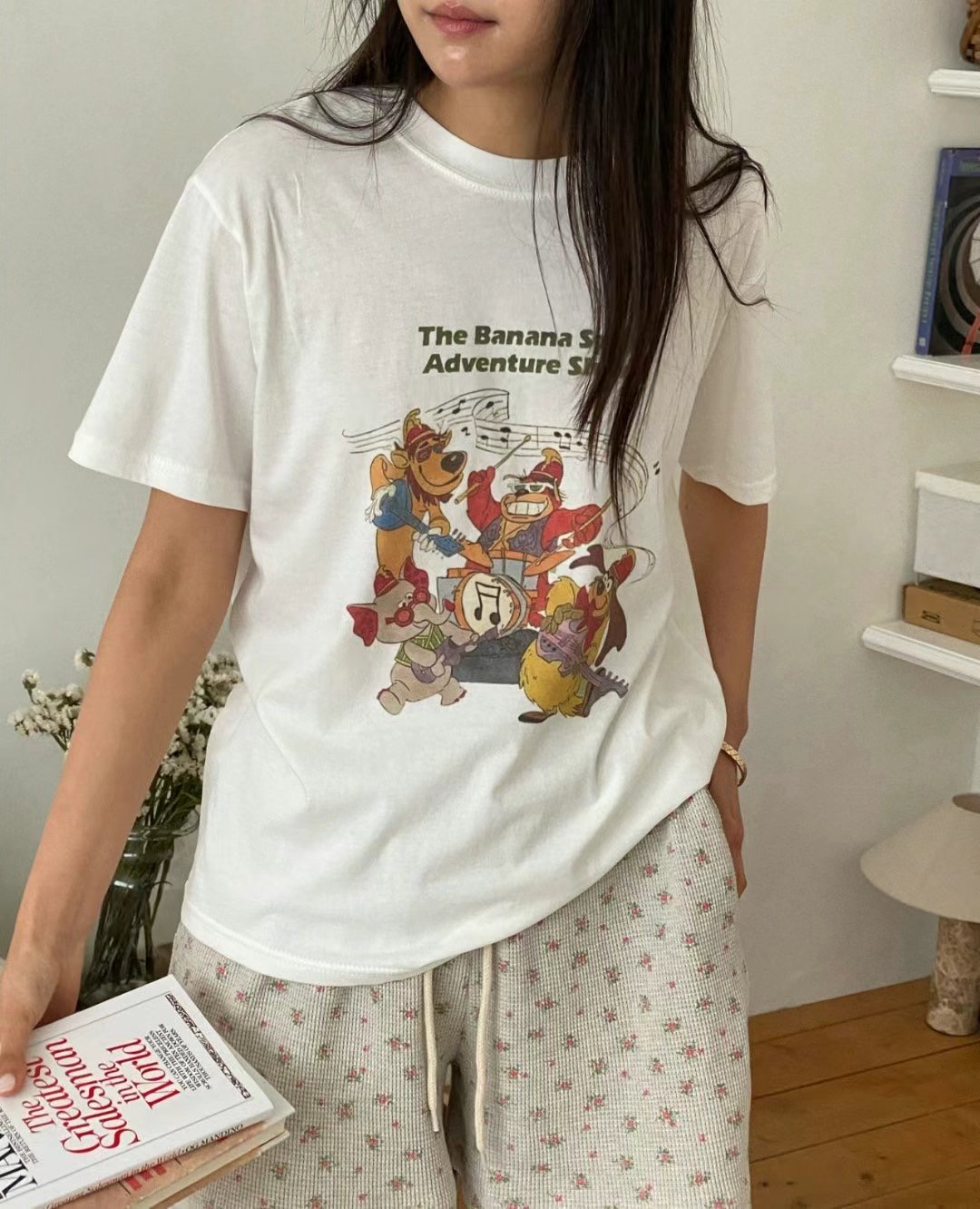 ANN DIANA-앤다이아나-T東大門㊣代購女士新款推薦熱賣T恤ANN DIANAT恤圖色3